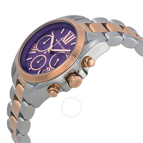 michael kors silver watch purple face|silver michael kors watch sale.